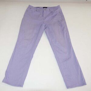 Talbots Women's Flawless Five Pocket Slim Ankle Jeans Size 14 Lavender Purple